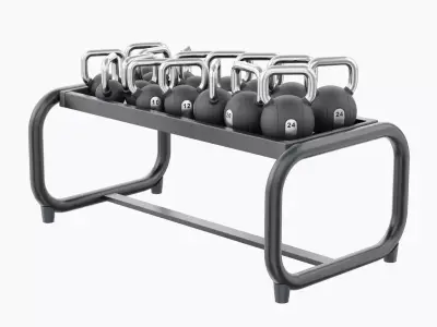 Technogym Kettlebell Storage 3D model