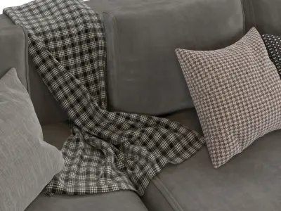 Corner sofa Industrial Loft 3D model