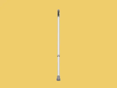 RETRACTABLE WALKING AID ELDERLY ADULT STICK CANE POLE GAIT STAND 3D model