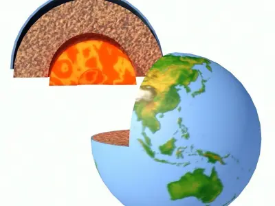 Earth Part 3D model