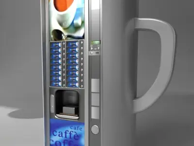 Coffee machine 3D model buy