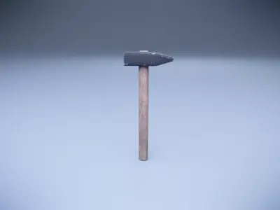 Hammer Low-poly 3D model