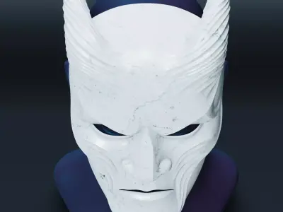Antique Demon Mask 3D print model