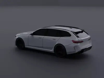 Traffic Estate 2 Low-poly 3D model