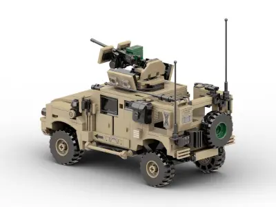 MocBricks3D - Lego Oshkosh L-ATV 3D print model