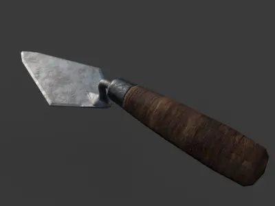 trowel shovel 3D model