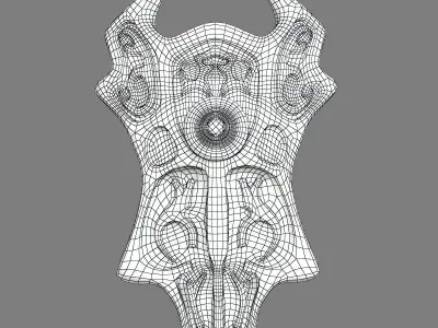 Battle Shield fantasy  3D model