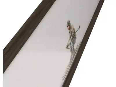 Illustrated wall art frame - Part 9 3D model