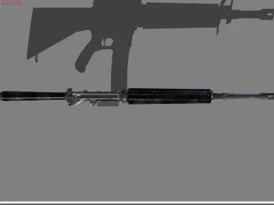 M16 PUBG Low-poly 3D model