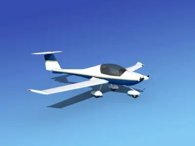 Daimond DA-20 Katana V07 3D model