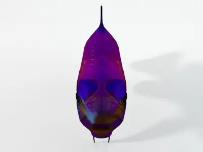Gramma loreto Low-poly 3D model