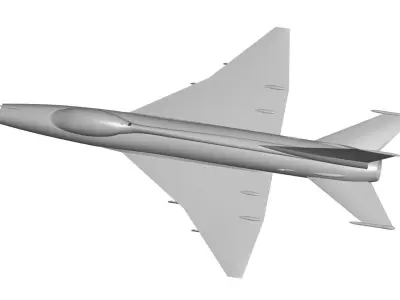 j-7mg indian air force tiger jets 3D model