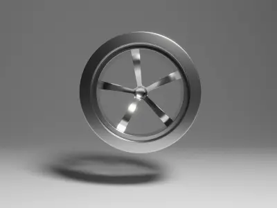 Enri Car wheel rim Free low-poly 3D model