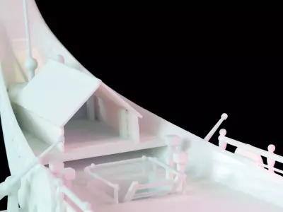 Byzantine Dromon Warship 3D print model