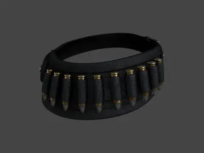 BELT-001 Black Belt 3D model