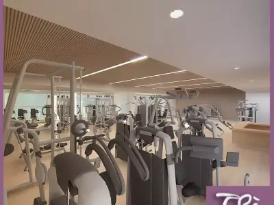 FITNESS GYM ROOM 3D model