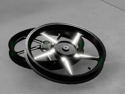 YAMAHA AEROX Low-poly 3D model