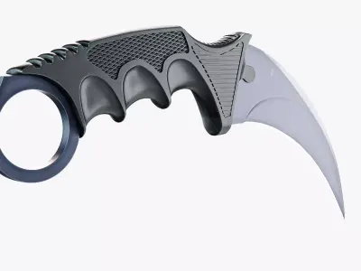 Karambit Knife 3D model 3