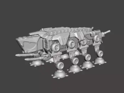 6MM SCALE AT-OT WALKER MINIATURE MODEL FOR SCIFI GAMES EPIC 3D print model