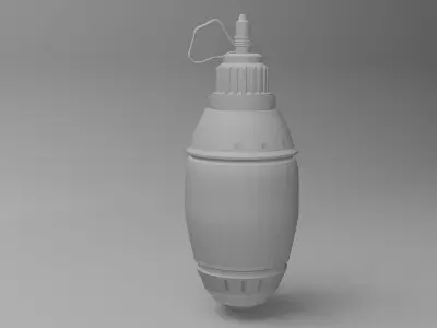 Grenades lamp Low-poly 3D model
