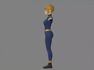 Nika Vault girl 3D model
