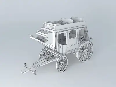 WELLS FARGO STAGECOACH 3D model