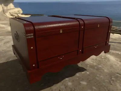 Cabinet o stuff Low-poly 3D model