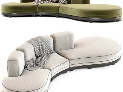  MEKONG Sofa By ETRO Home Interiors 3D model