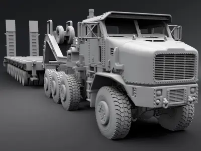 HET M1070 Scale model 3D print model