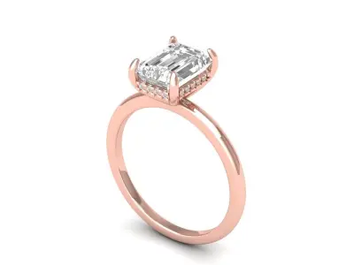 Wedding Ring 3D print model 54