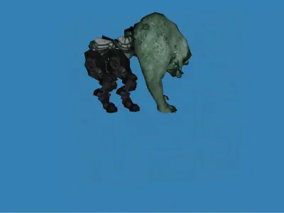 roachx halo character Low-poly 3D model