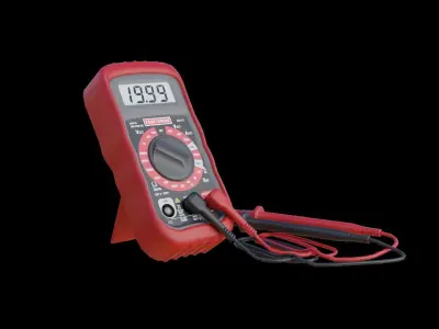 Digital Multimeter Low-poly 3D model purchase