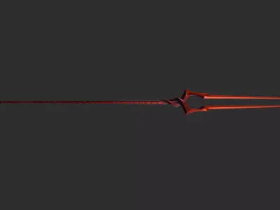 NGE Spear of Longinus Low-poly 3D model