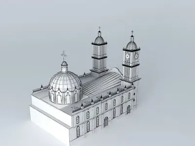Cathedral of Our Lady of Guadalupe Free 3D model