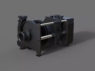 RR winch for tugs 3D print model