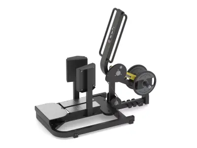 Technogym Plate Loaded Pure Standing Abductor 3D model