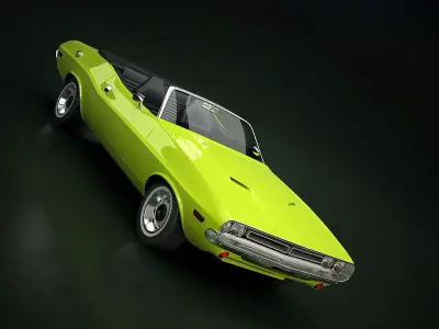 Challenger 71 Convertible 3D model