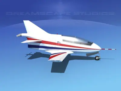 Bede Bd-5 Microplane  V01 3D model