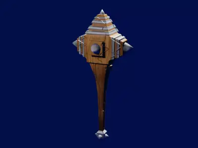 Midavel smash hummer Low-poly 3D model