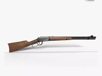 Winchester Model 1894 Low-poly 3D model