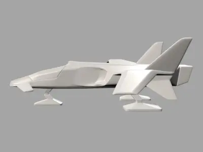 Spacecraft concept vehicle 3D print model