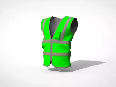 Worker Vest 3D model