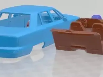 Oldsmobile 98 1991 Printable Car 3D print model