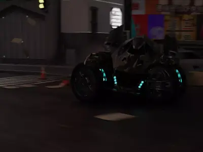 All Batmobiles rigged Free low-poly 3D model