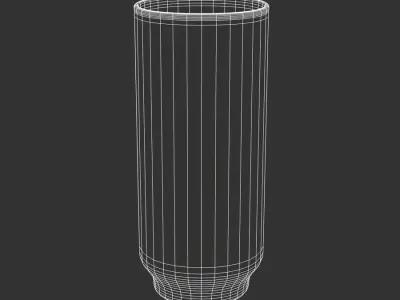  Tall Empty Glass Model 