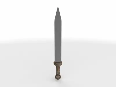 sword gladius 01  3D model