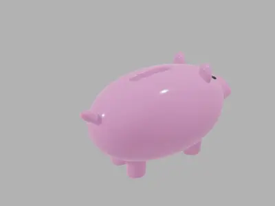 Piggy Bank 3D model 3D model