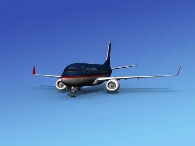 Boeing 737-700ER US Air 3D model