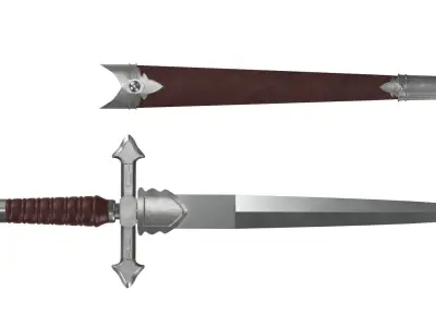 Dagger Fantasy 2 3D model