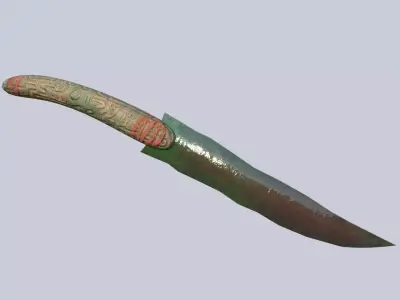 Mayan weapon Low-poly 3D model purchase